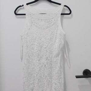 Cinderella Divine White Embroidered Prom Dress